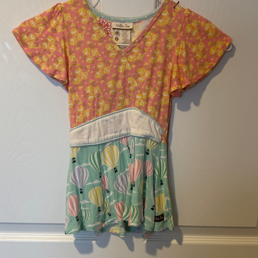 Matilda Jane Pink and Mint Hot Air Balloon Dress